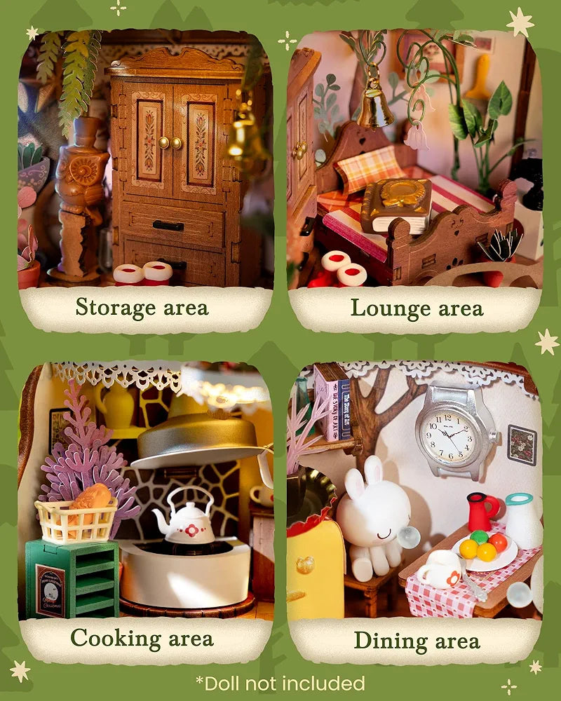 Fairytale Tree House DIY Miniature Model Kit