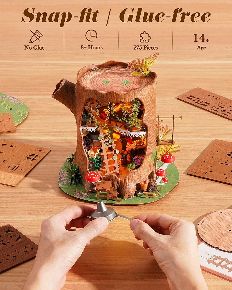 Fairytale Tree House DIY Miniature Model Kit