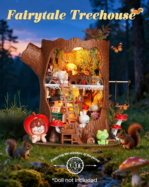 Fairytale Tree House DIY Miniature Model Kit