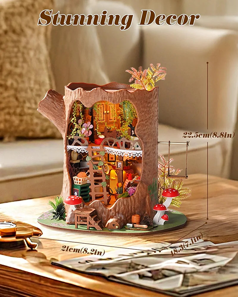Fairytale Tree House DIY Miniature Model Kit